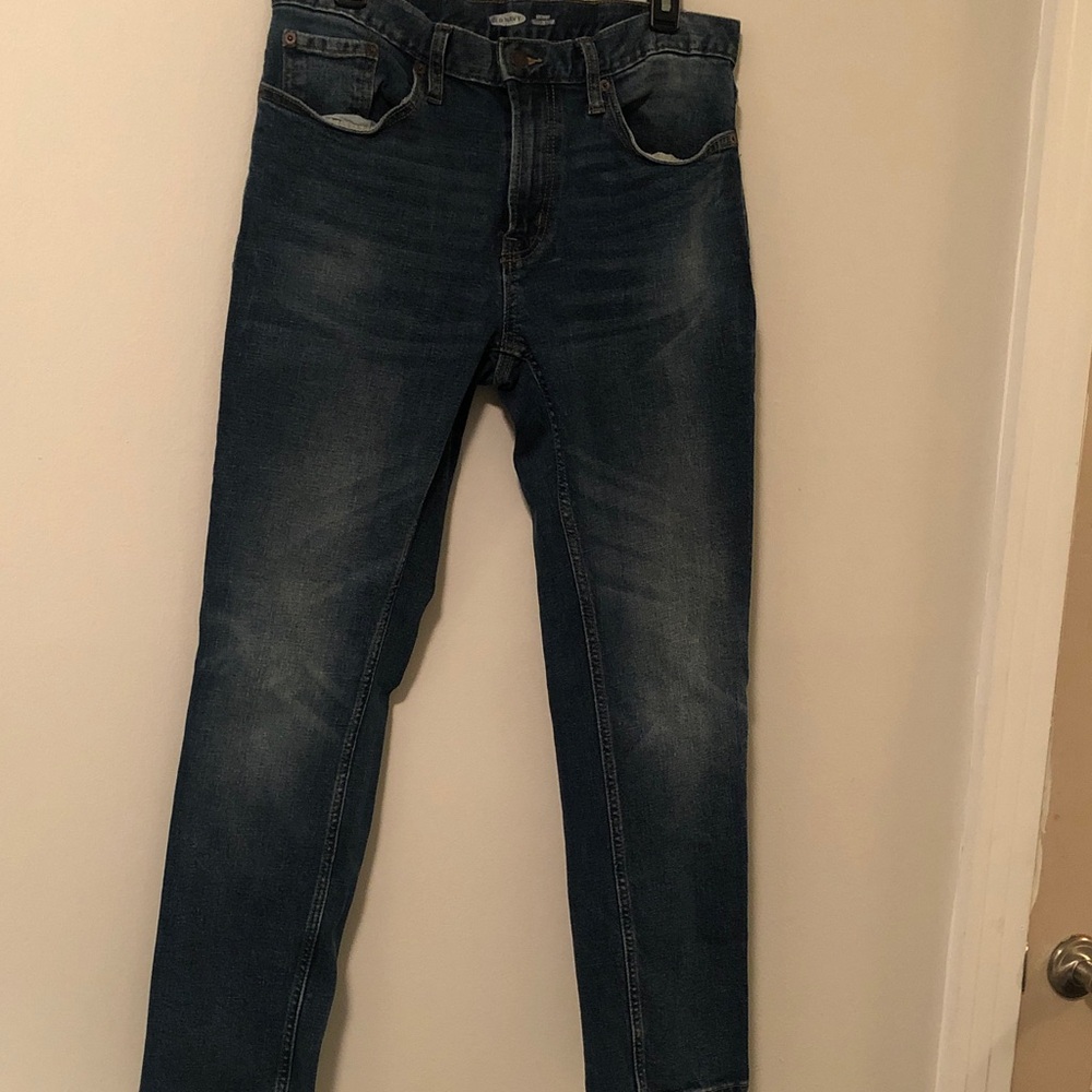 Old Navy Men's Dark Blue Skinny Jeans